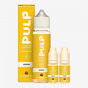 Pack 60ml Citron Pod Liquide Pulp - 06mg