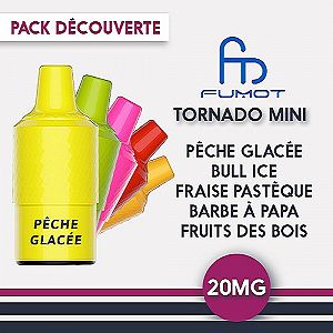 Pack Découverte Cartouches Tornado Mini RandM Fumot Pack Découverte Cartouches Tornado Mini RandM Fumot