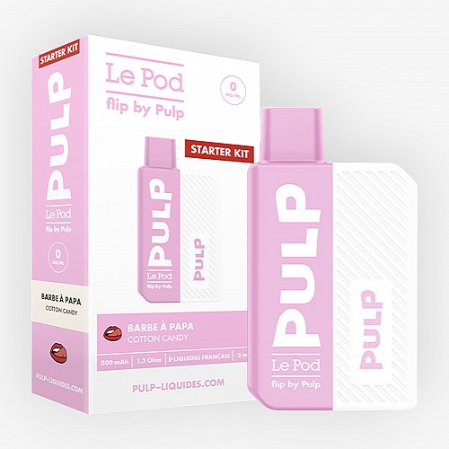 Starter Kit Pod Flip + Cartouche 10mg Pulp