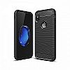 Coque Carbon Fibre iPhone X Noir