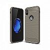 Coque Carbon Fibre iPhone X Gris