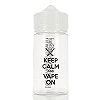 Fiole vide Art Work Chubby avec graduation 180ml DIY UP N°1 Keep Calm