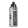 Kit Ursa Quest Pod Lost Vape Silver Embossed Leather
