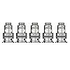 Pack de 5 résistances GTX-2 Vaporesso 1,2 ohm Regular