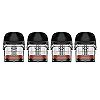 Pack de 4 pods 2ml + résistance Corex Luxe Q Vaporesso 0,6 ohm