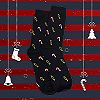 Chaussettes Noël Vapoter.fr Bleue