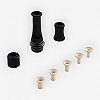 Drip Tip 510 CG Pro Auguse Full Black