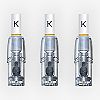 Pack de 3 cartouches Kiwi 1 Vapor Clear White Kiwi